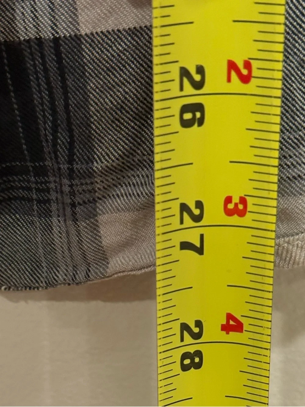 Mossimo Supply Co. Black & White Button Down Plaid Flannel Women's Medium - Picture 2 of 5